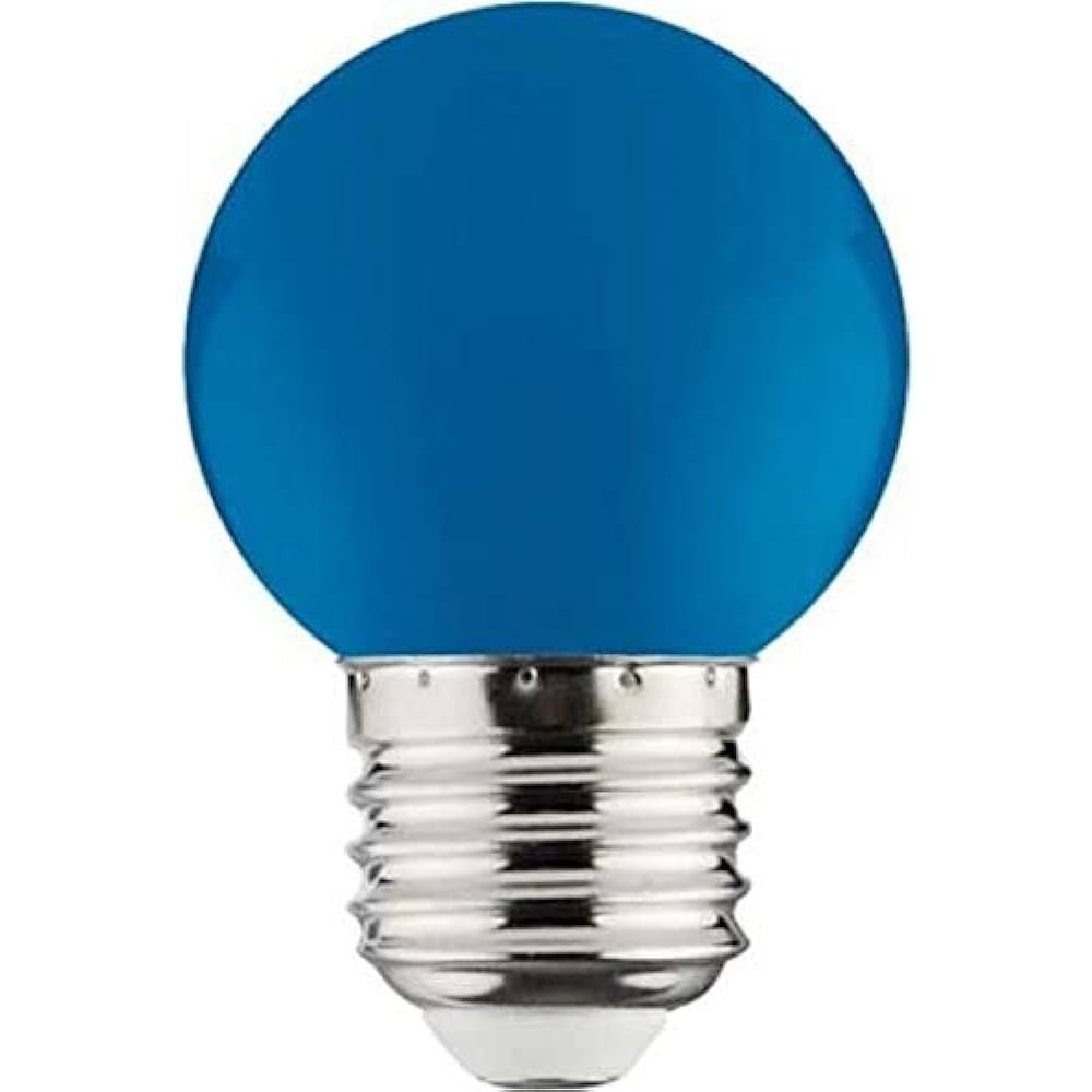 RENKLİ GECE LAMBA AMPUL MAVİ x 10LU