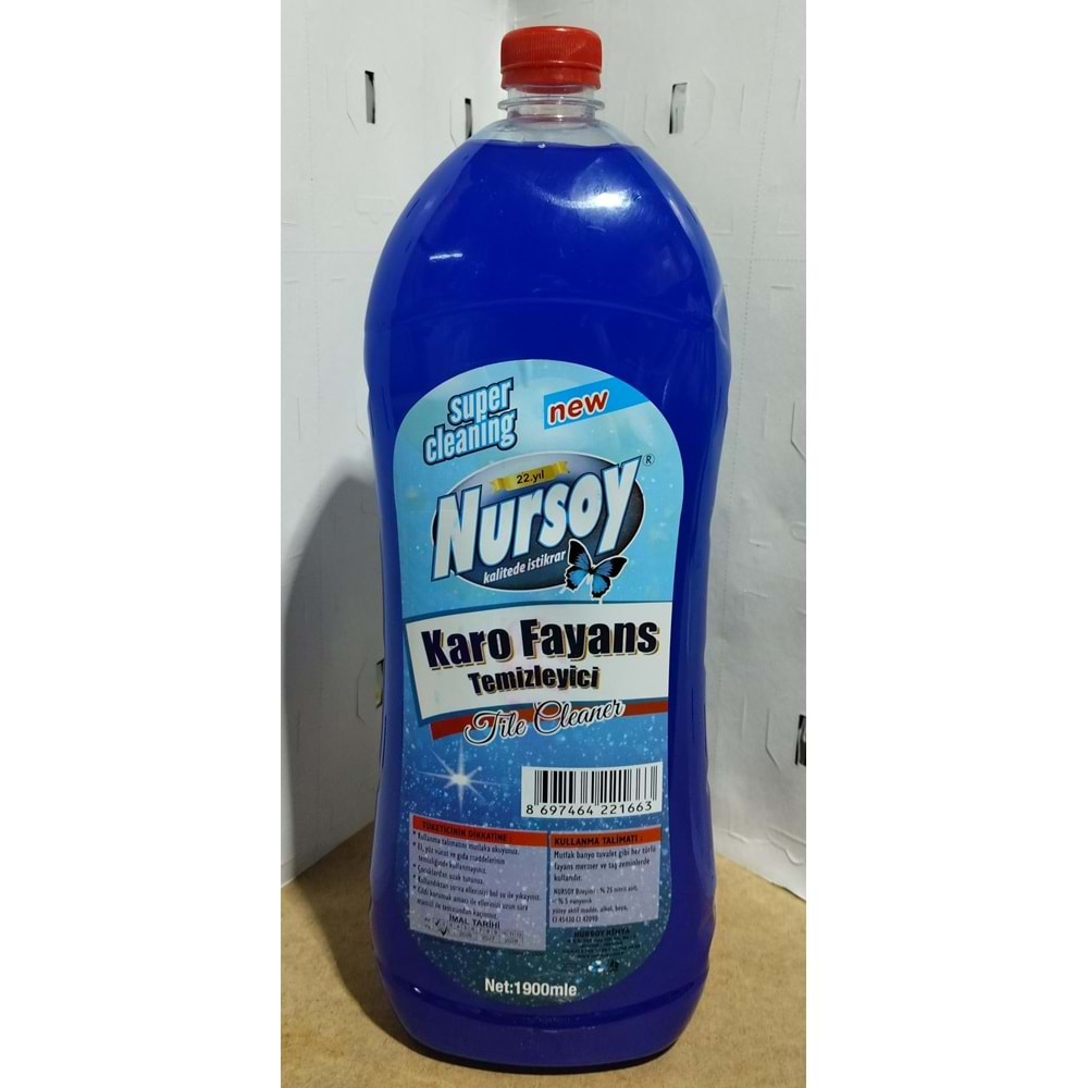 NURSOY ELLA KARO FAYANS 2KG x 8Lİ