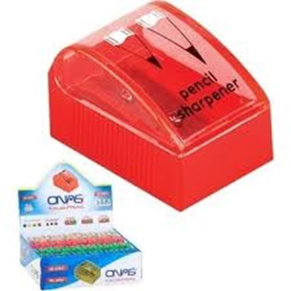 ONAS İKİLİ KAPAKLI KALEMTRAŞ*48Lİ