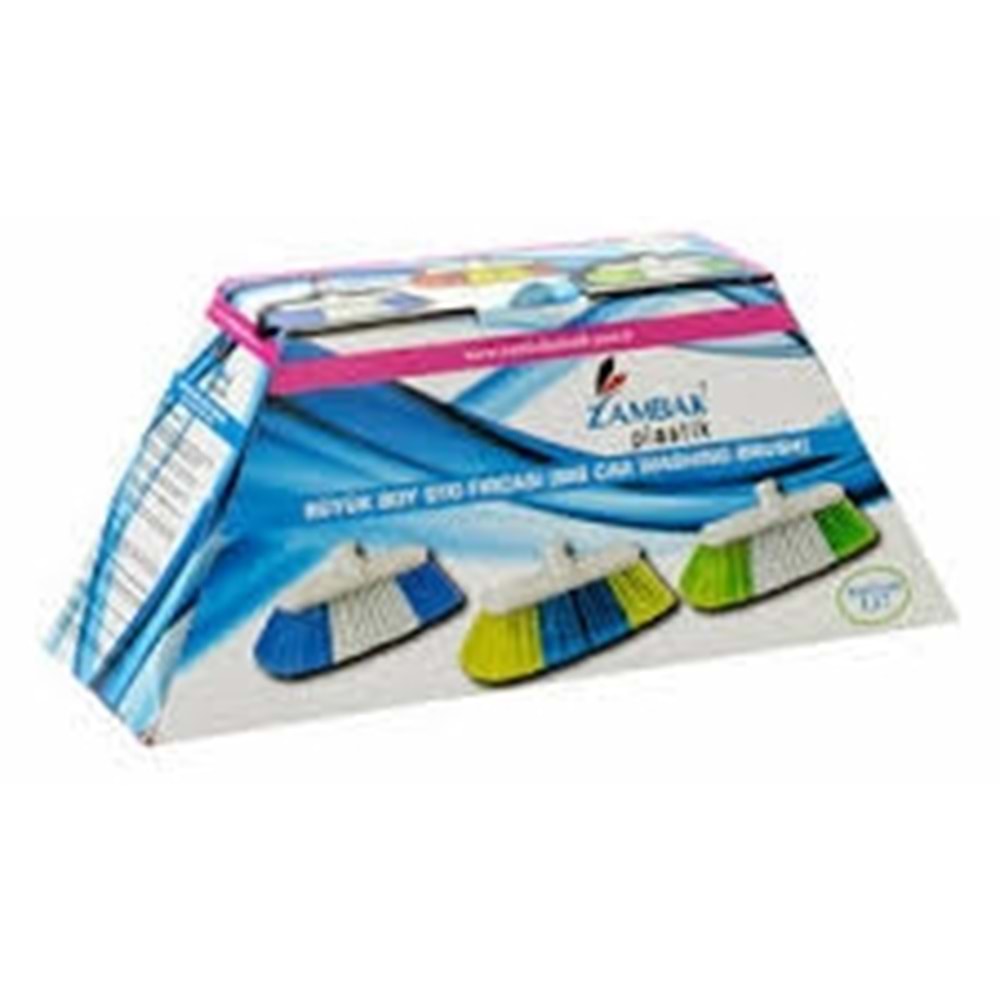 ZAMBAK BATTAL OTO FIRÇASI KUTULU ZP-155*12Lİ