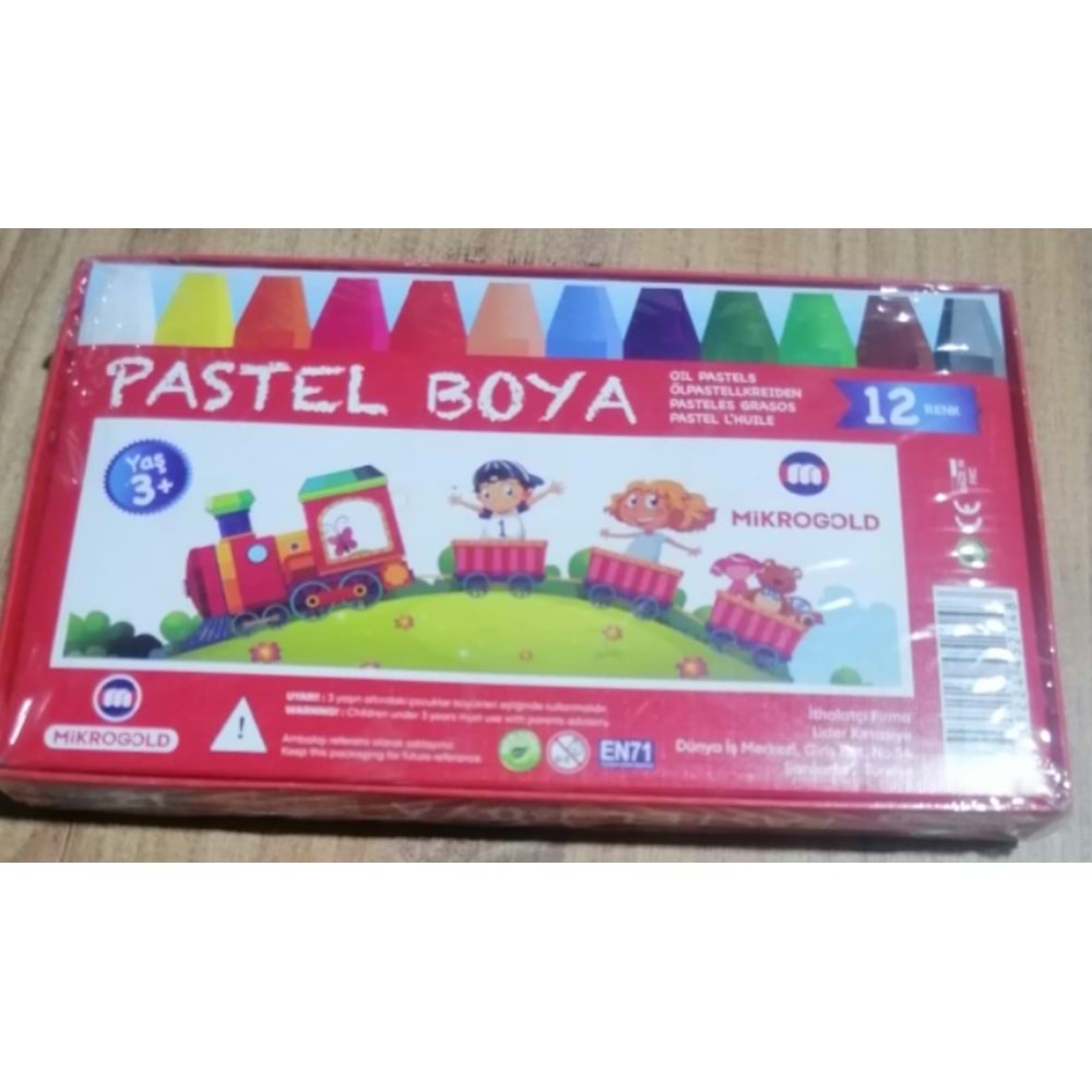 MİKROGOLD 12Lİ PASTEL BOYA*12Lİ