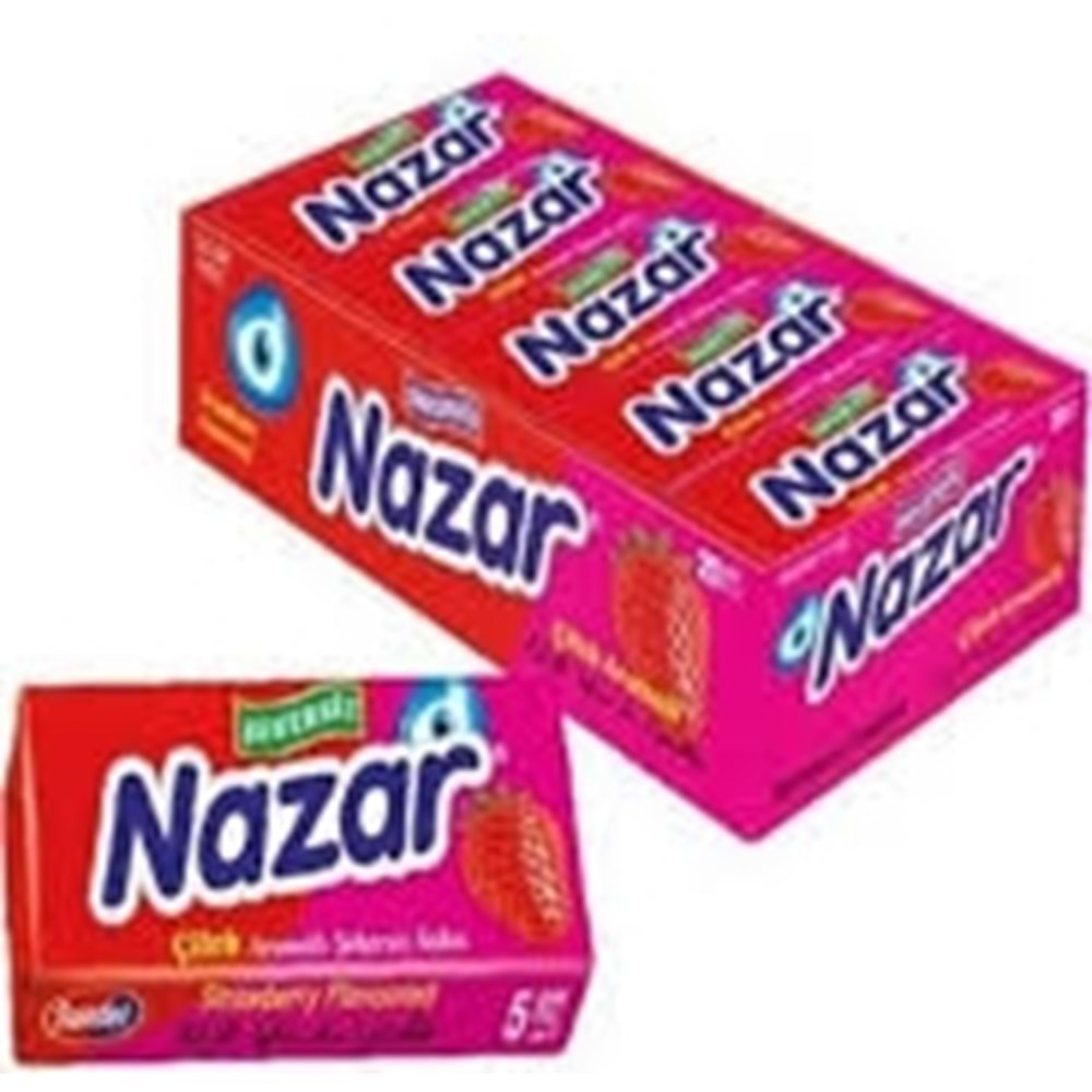 NAZAR 5 Lİ SAKIZ ÇİLEK 20 LI