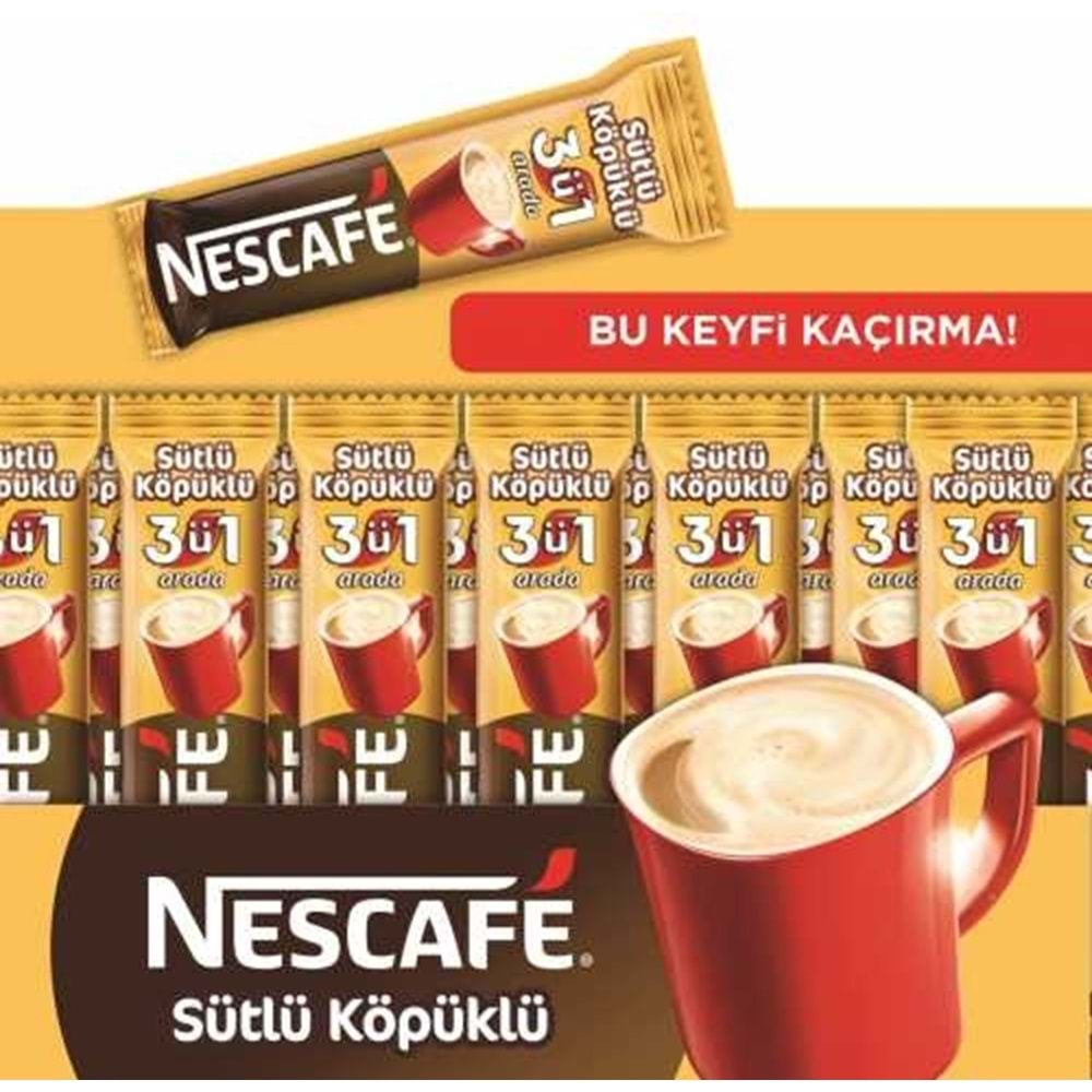 NESKAFE SÜTLÜ KÖPÜKLÜ*72 LI