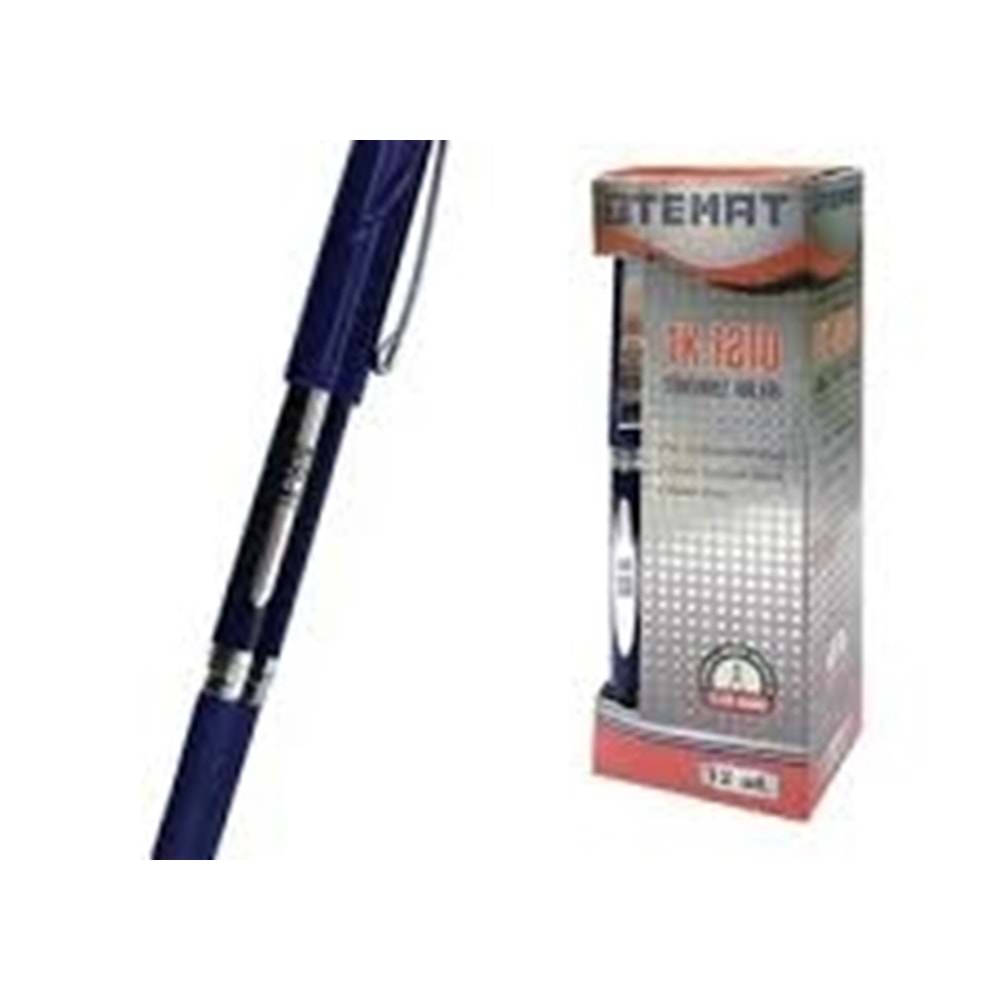 TEMAT TÜKENMEZ KALEM MAVİ(TK-1210)*12Lİ