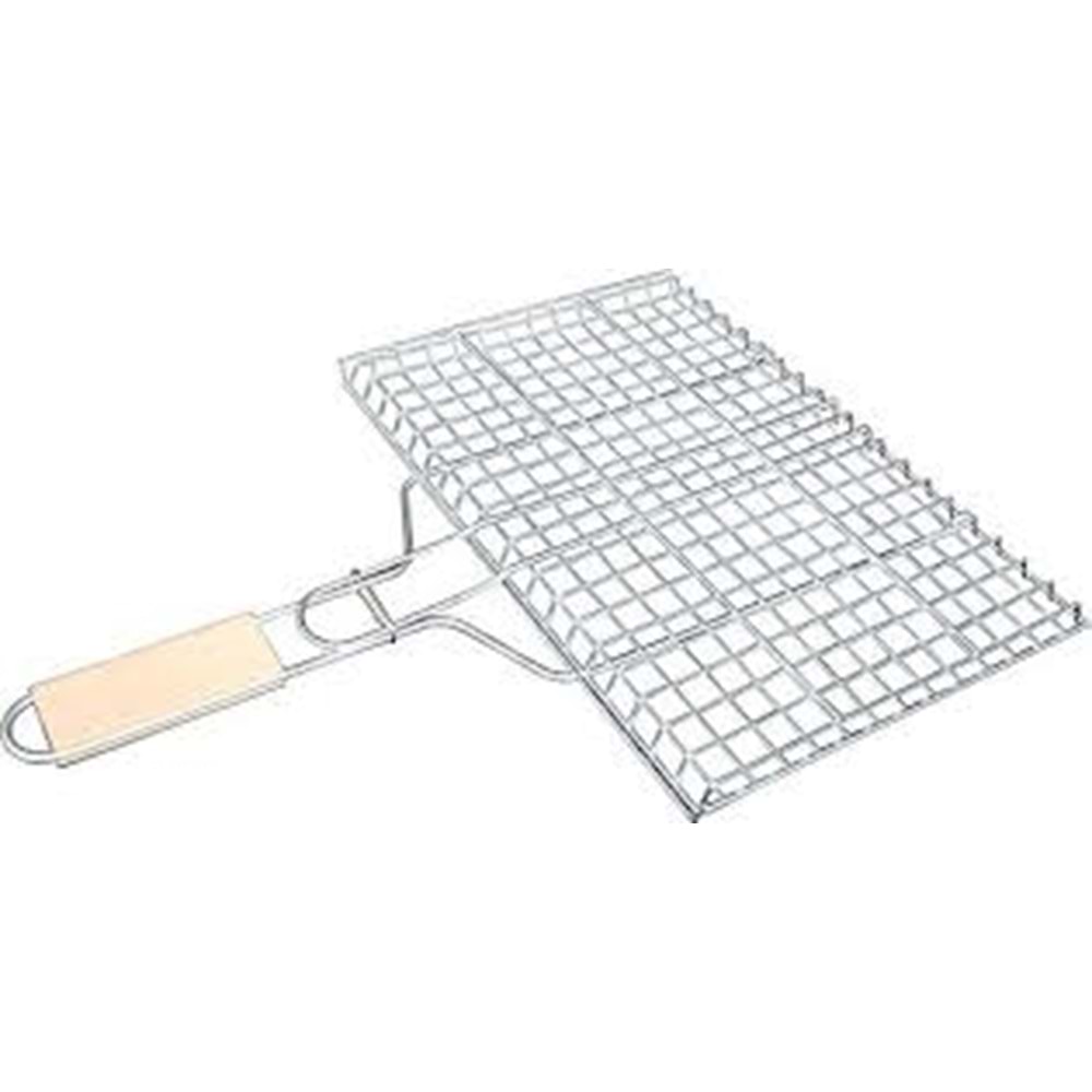 TAHTA SAPLI TEL IZGARA KAFESLİ KÜÇÜK 26x38*10LU