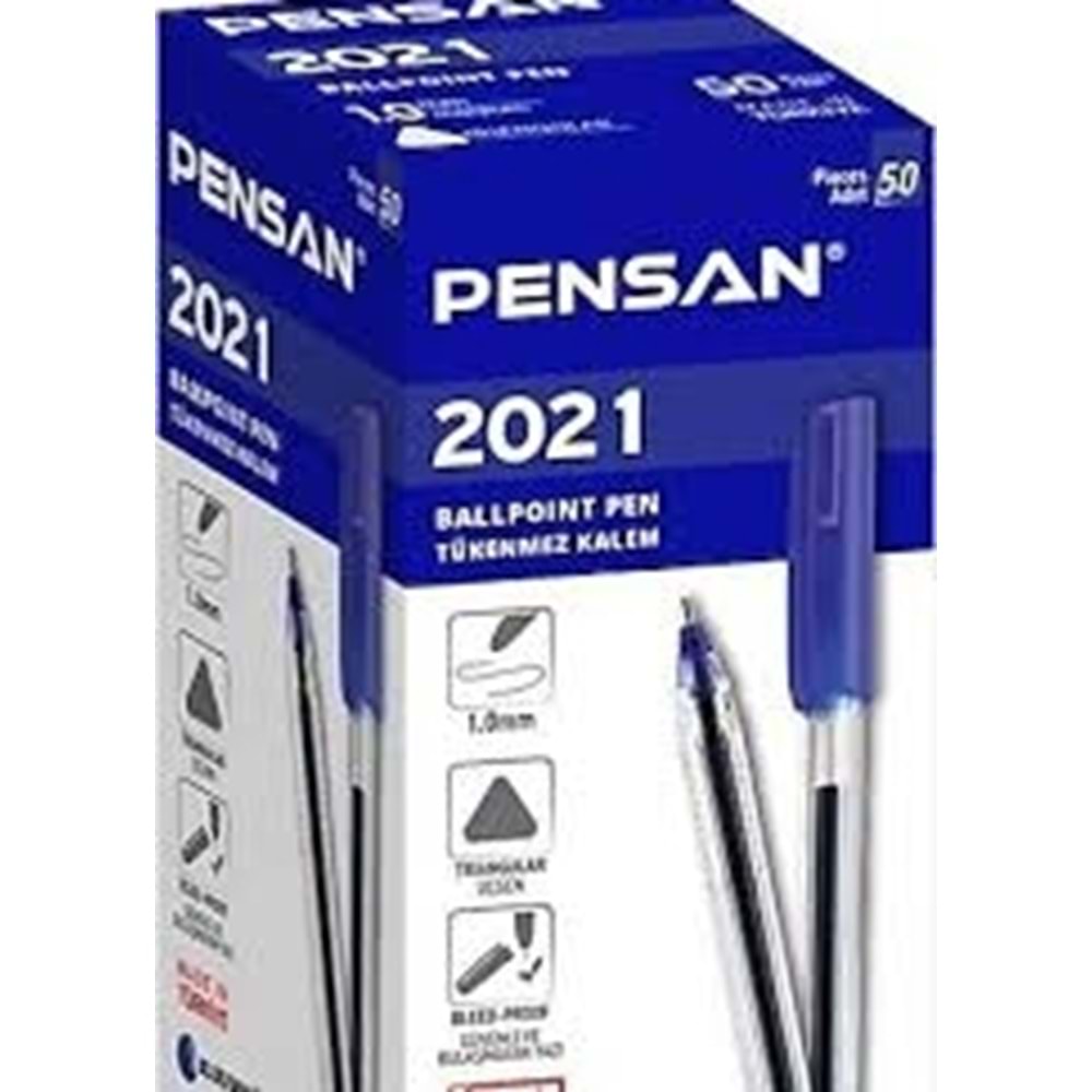 PENSAN TÜKENMEZ KALEM SİYAH*50LI