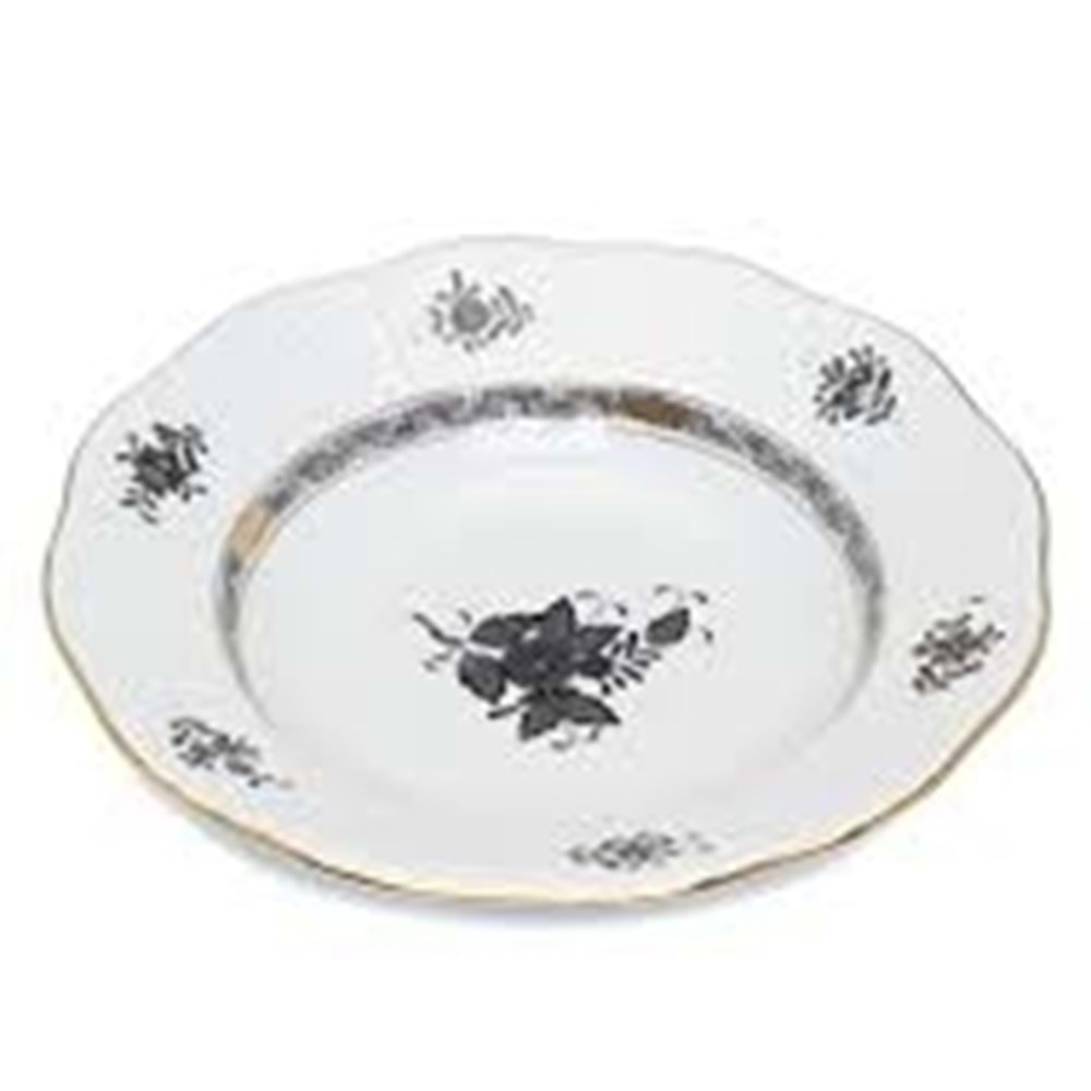 19CM PORSELEN TABAK RENKLİ*12Lİ