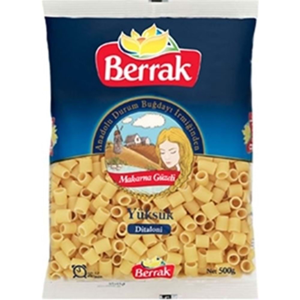 BERRAK YÜKSÜK MAKARNA 500GR x 20Lİ
