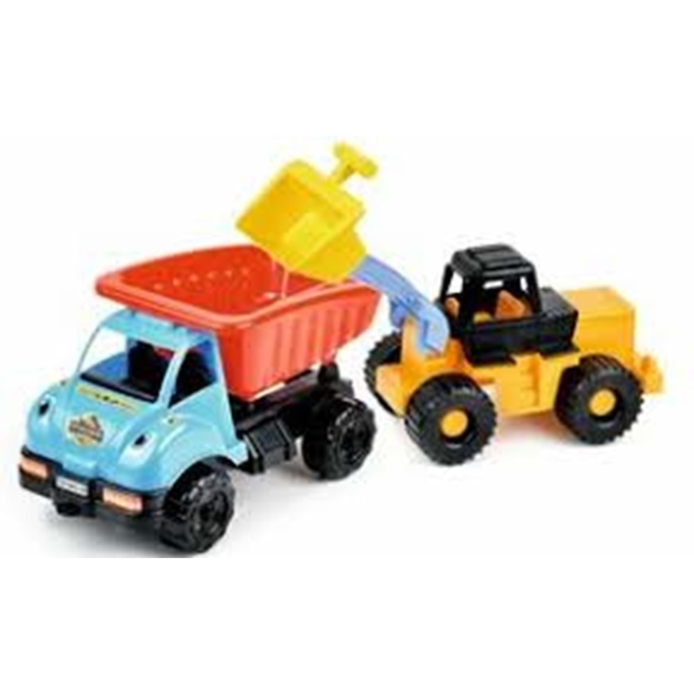 2Lİ SET KAMYON & BULDOZER IMG-126