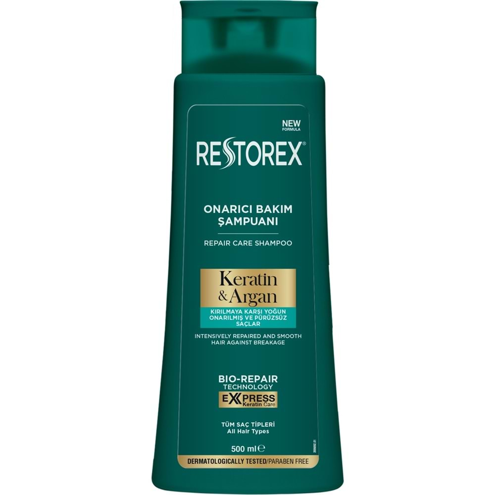 RESTOREX ARGAN KERATİN ŞAMPUAN 500ML x 6LI