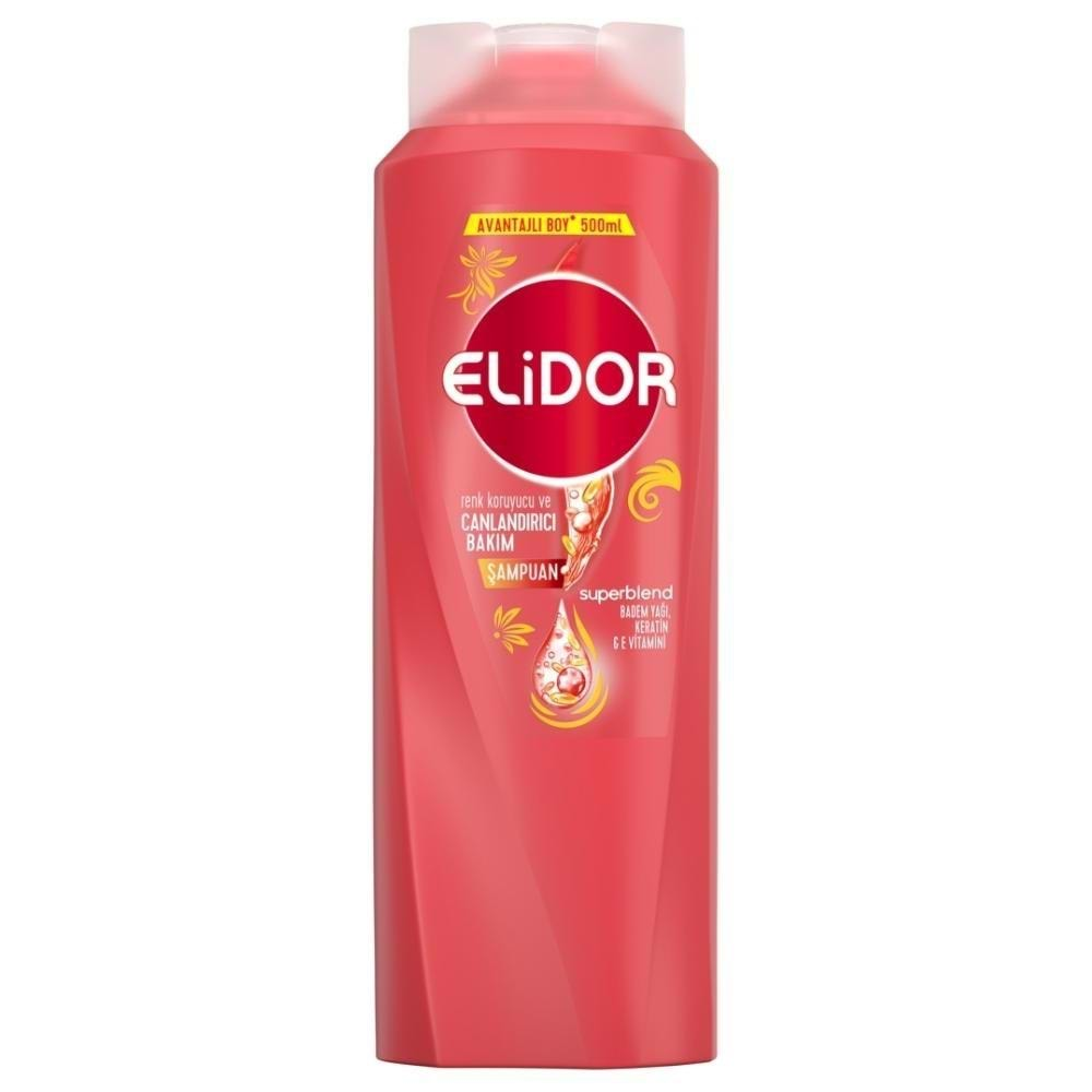 ELİDOR ŞAMP.RENK KORUYUCU 500ML x 4LÜ