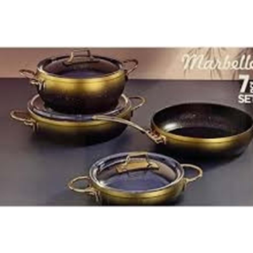 BONERA MARBELLE EZME SET 4 PRÇ BEYAZ