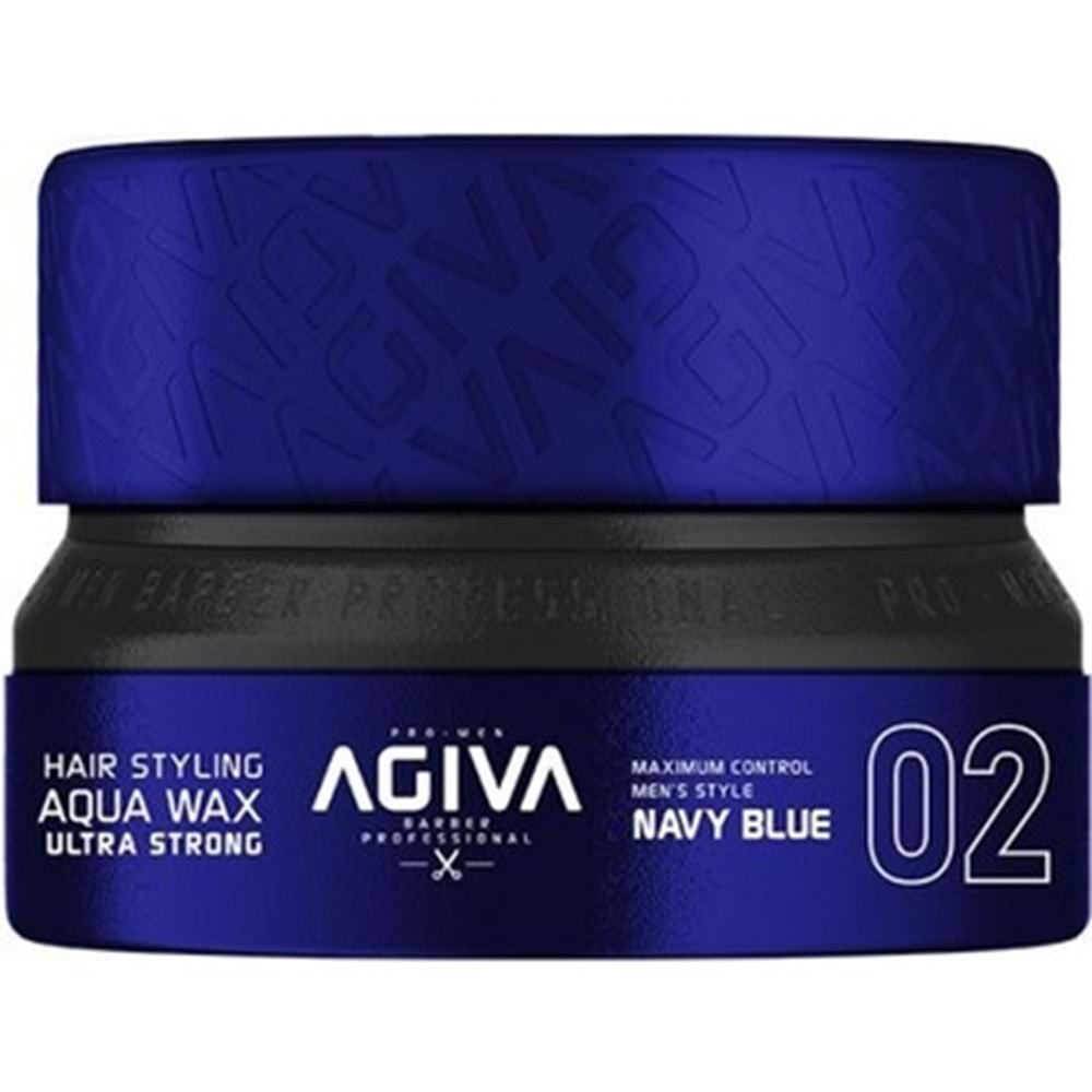 AGİVA WAX 155ML ULTRA STRONG MAVİ 02 x 36