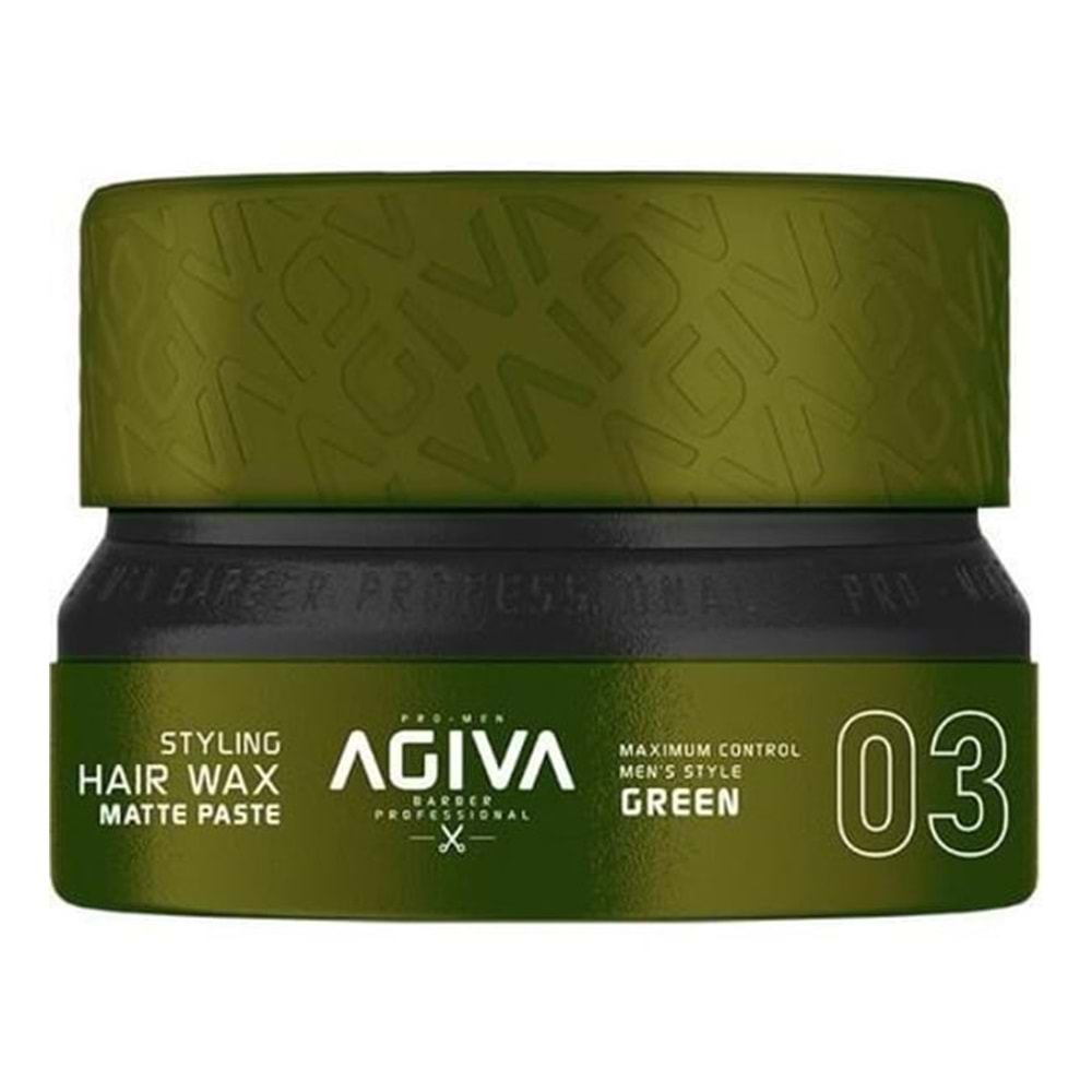 AGİVA WAX 155ML MATTE PASTE YEŞİL 03 x 36