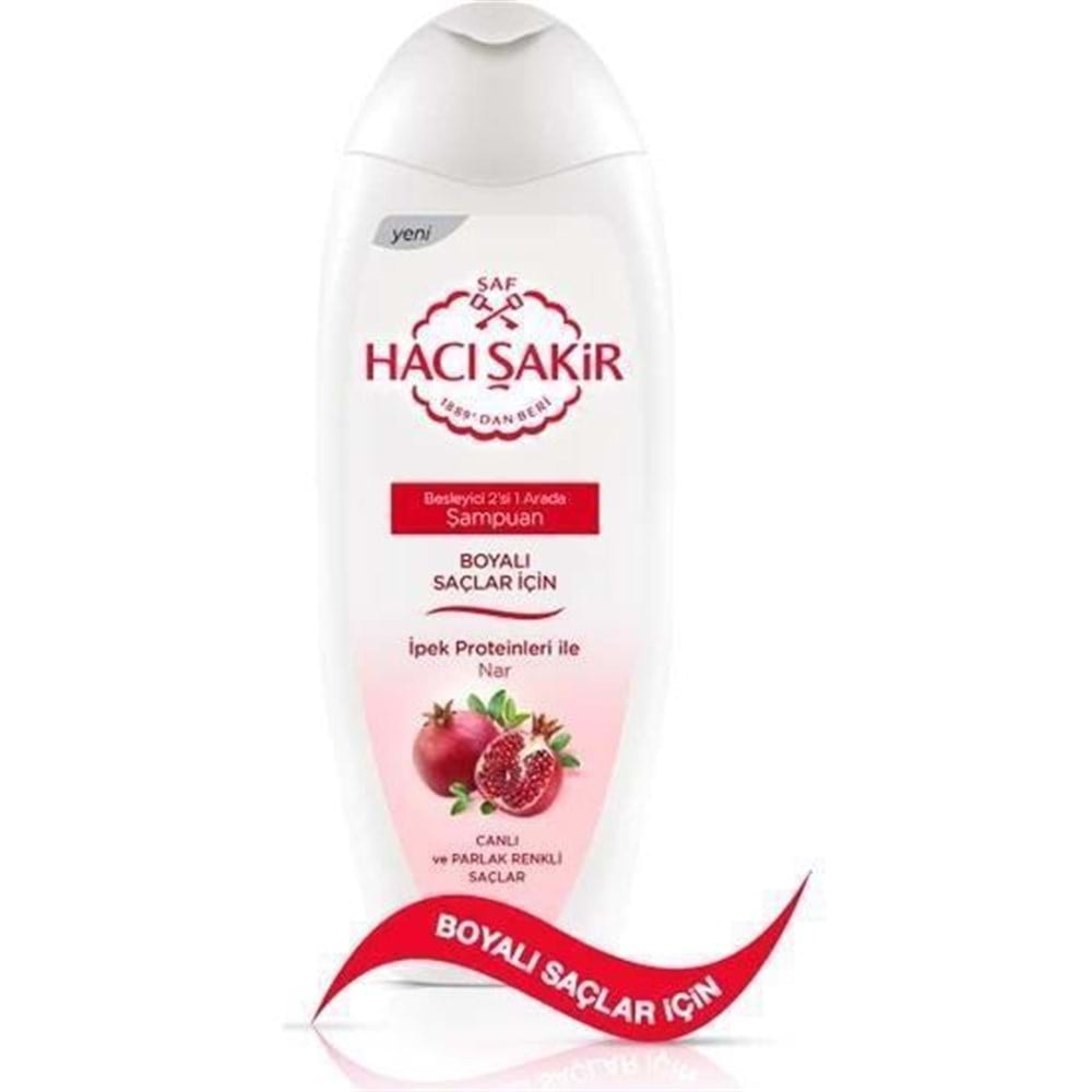 HACI ŞAKİR ŞAMP. 2 IN 1 (NAR-BOYALI) 500ML x 12Lİ