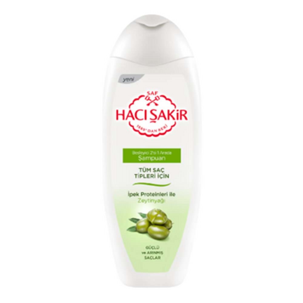 HACI ŞAKİR ŞAMP. 2 IN 1 (ZEYTİNYAĞI) 500ML x 12Lİ