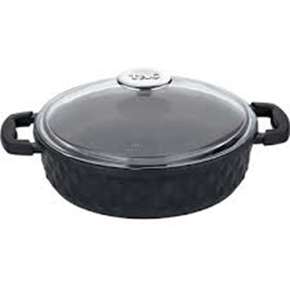 ÖZEL PETEKLİ TEFLON BASIK TENCERE 28 NO