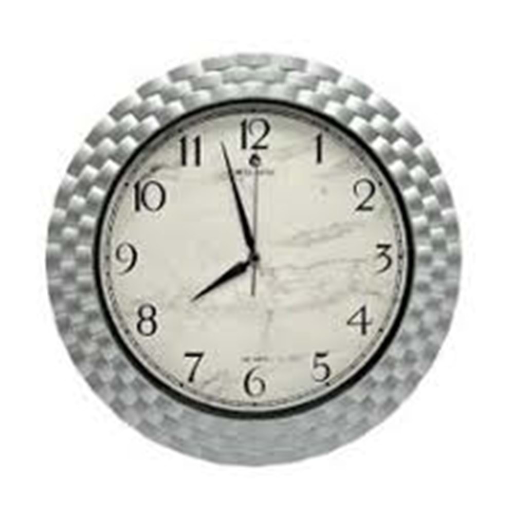 BELLİSİMA DUVAR SAATİ 3023 GÜMÜŞ*10 LU