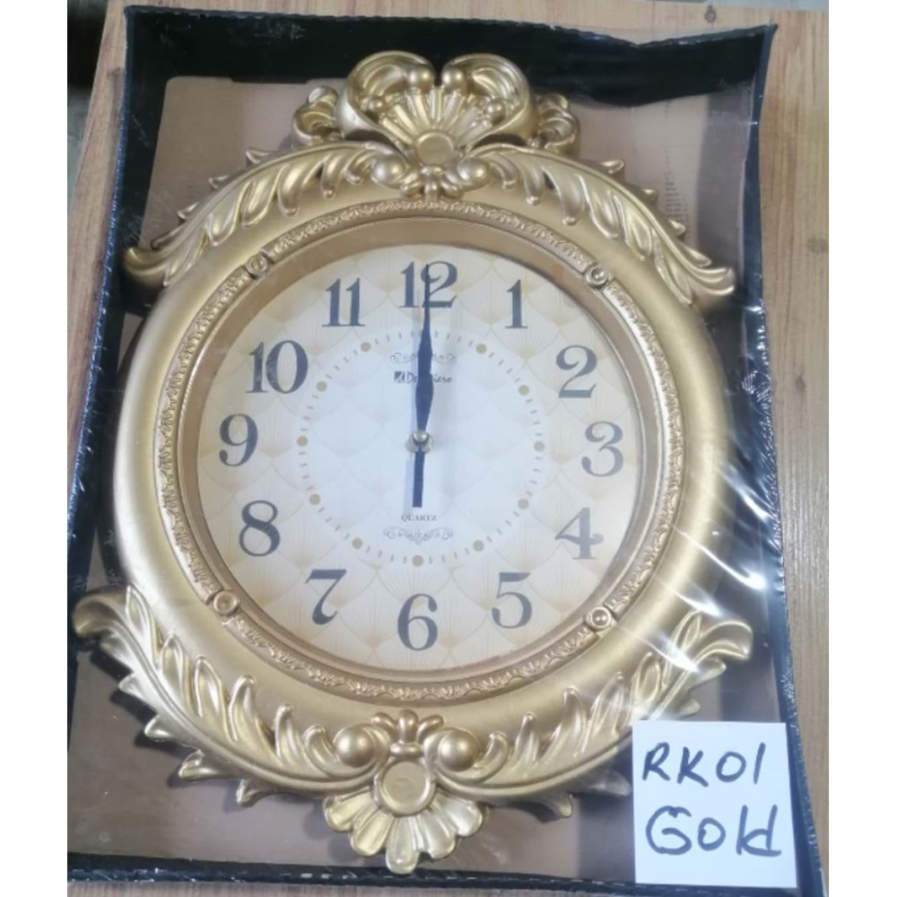 BELLİSİMA DUVAR SAATİ RK-01 GOLD*10 LU