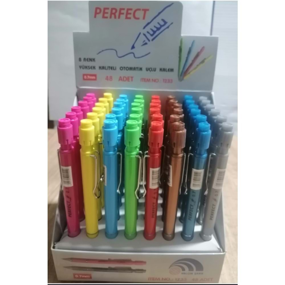 PERFECT DEMİR UÇLU VERSATİL KALEM 0,7*48Lİ