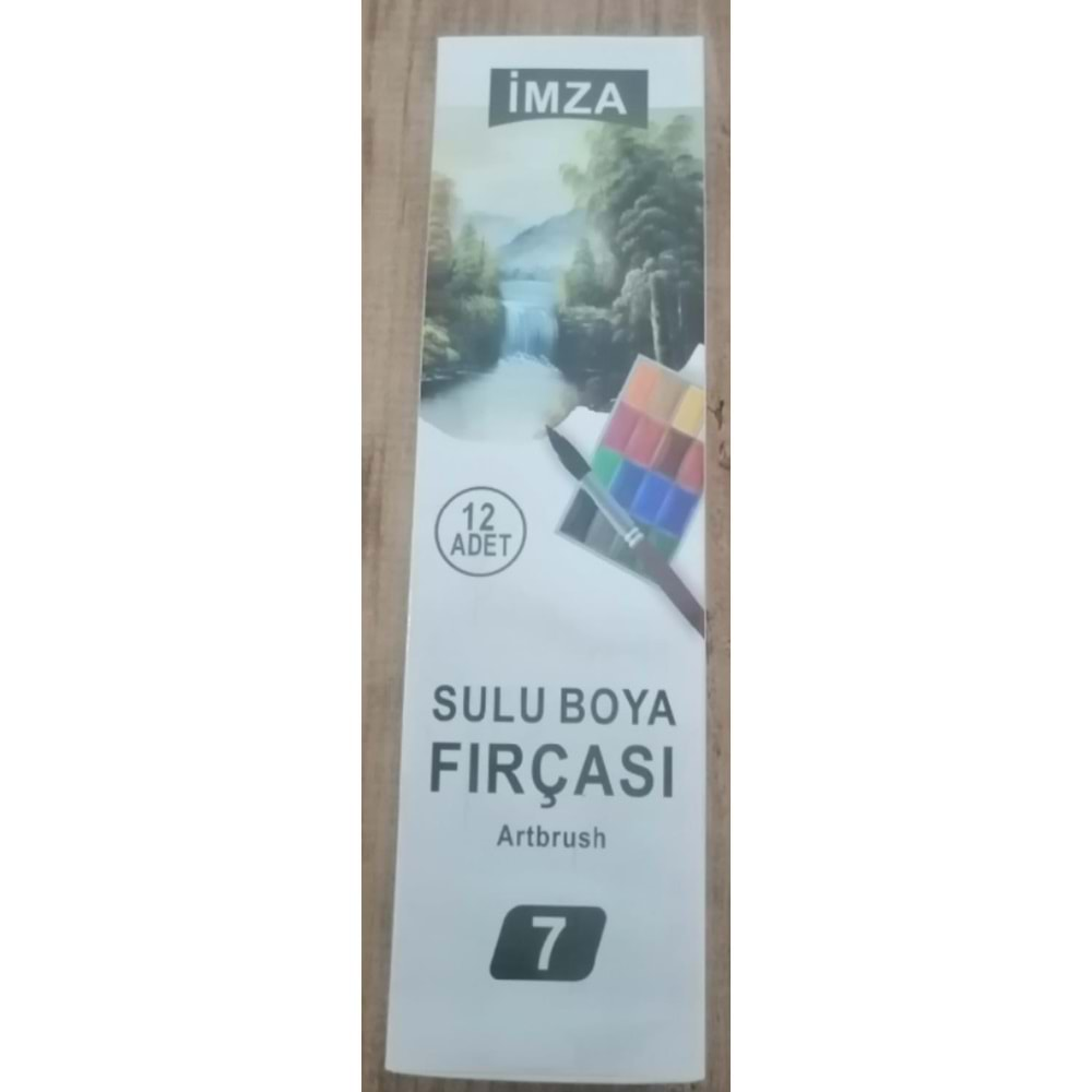 İMZA SULUBOYA FIRÇASI 7 NO*12Lİ