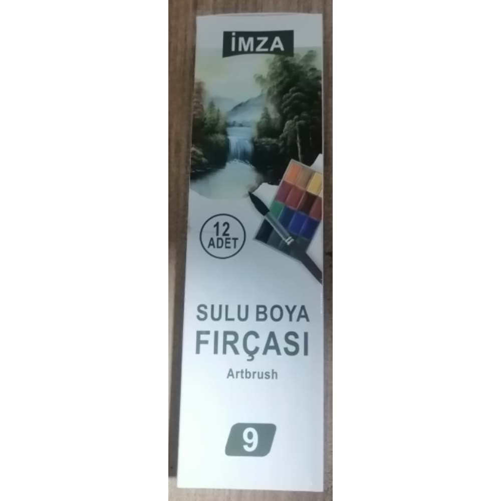 İMZA SULUBOYA FIRÇASI 9 NO*12Lİ