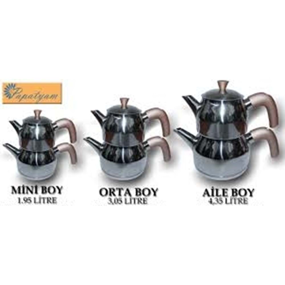 PAPATYAM METAL SATENLİ SUDE ÇAYDANLIK MİNİ