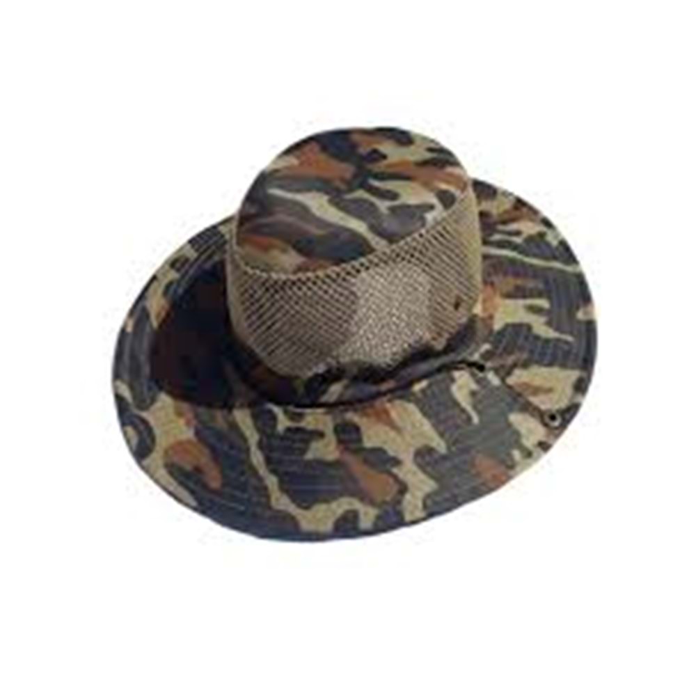 KAMUFLAJ SAFARİ ŞAPKA