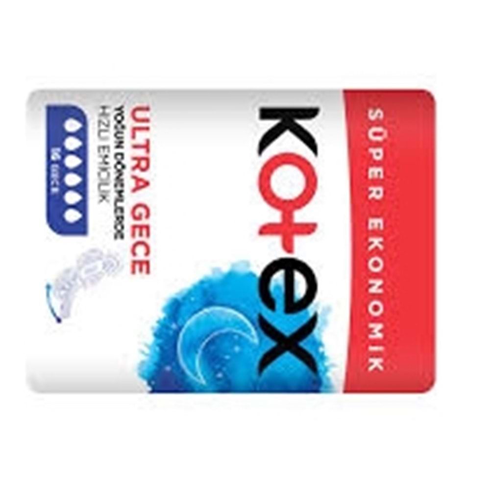 KOTEX ULTRA QUADRO GECE*16
