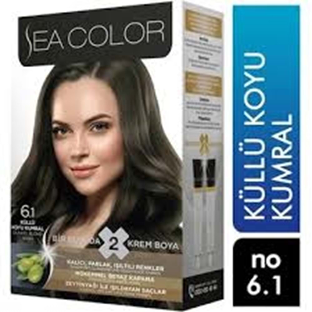 SEA COLOR SAÇ BOYASI KÜLLÜ KUMRAL 7.1*24