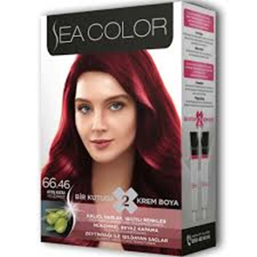 SEA COLOR SAÇ BOYASI ATEŞ KIZIL 66.46*24