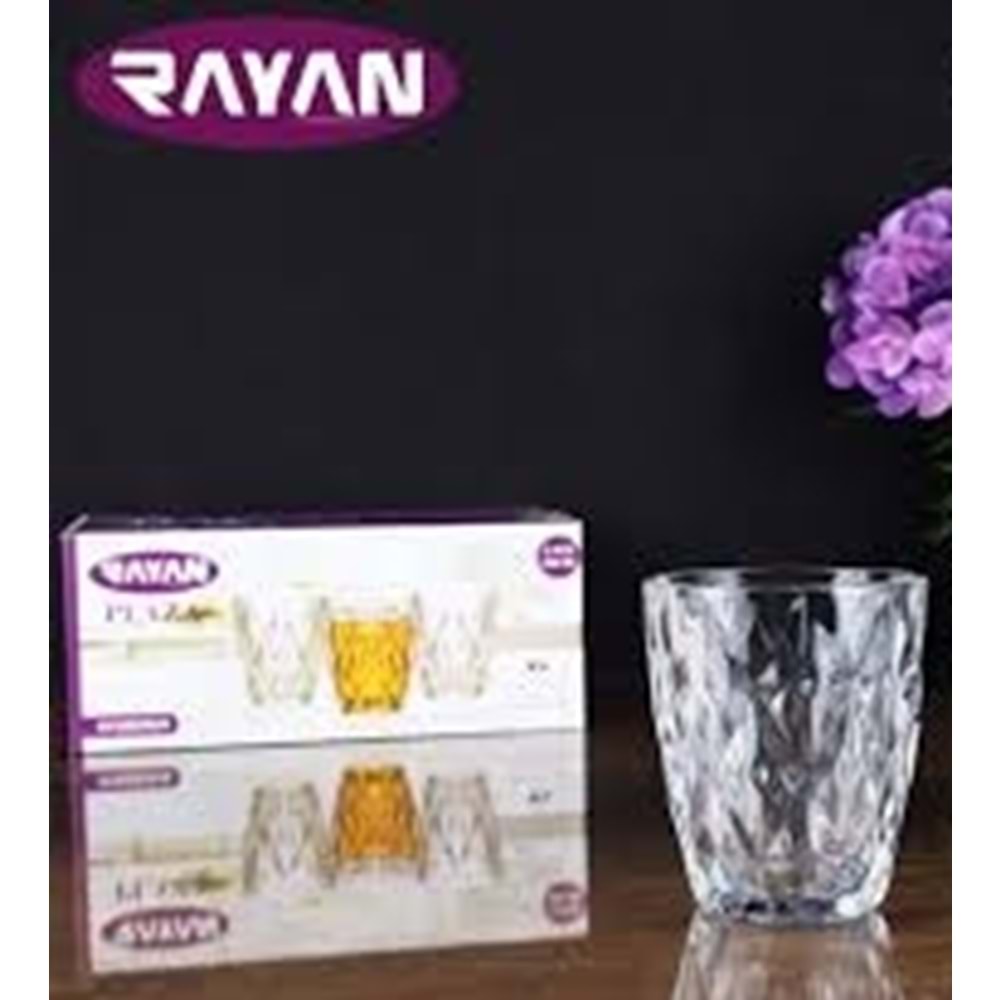 RAYAN 6LI KRİSTAL SU BARDAK