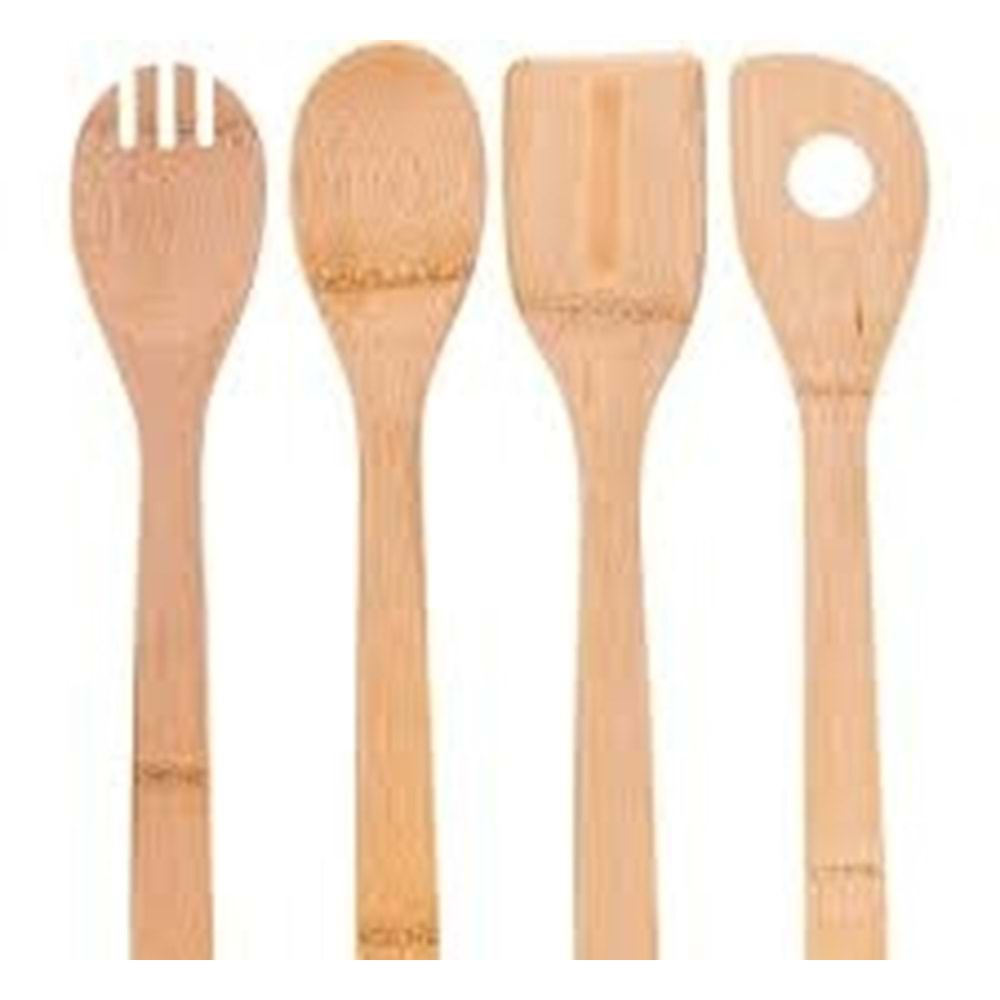 BAMBU KAŞIK SETİ 4LÜ ZER-0752