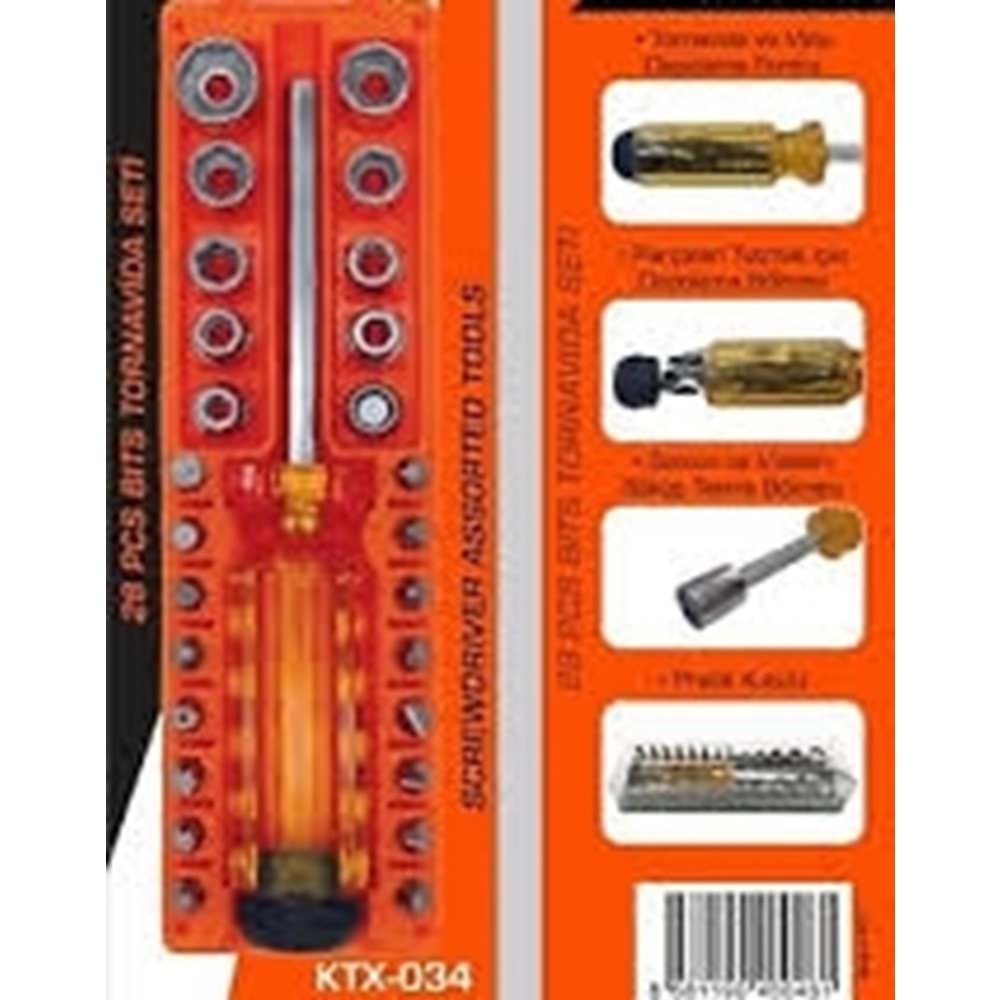 28 PARÇA BİTS SETİ VKM KTX-034