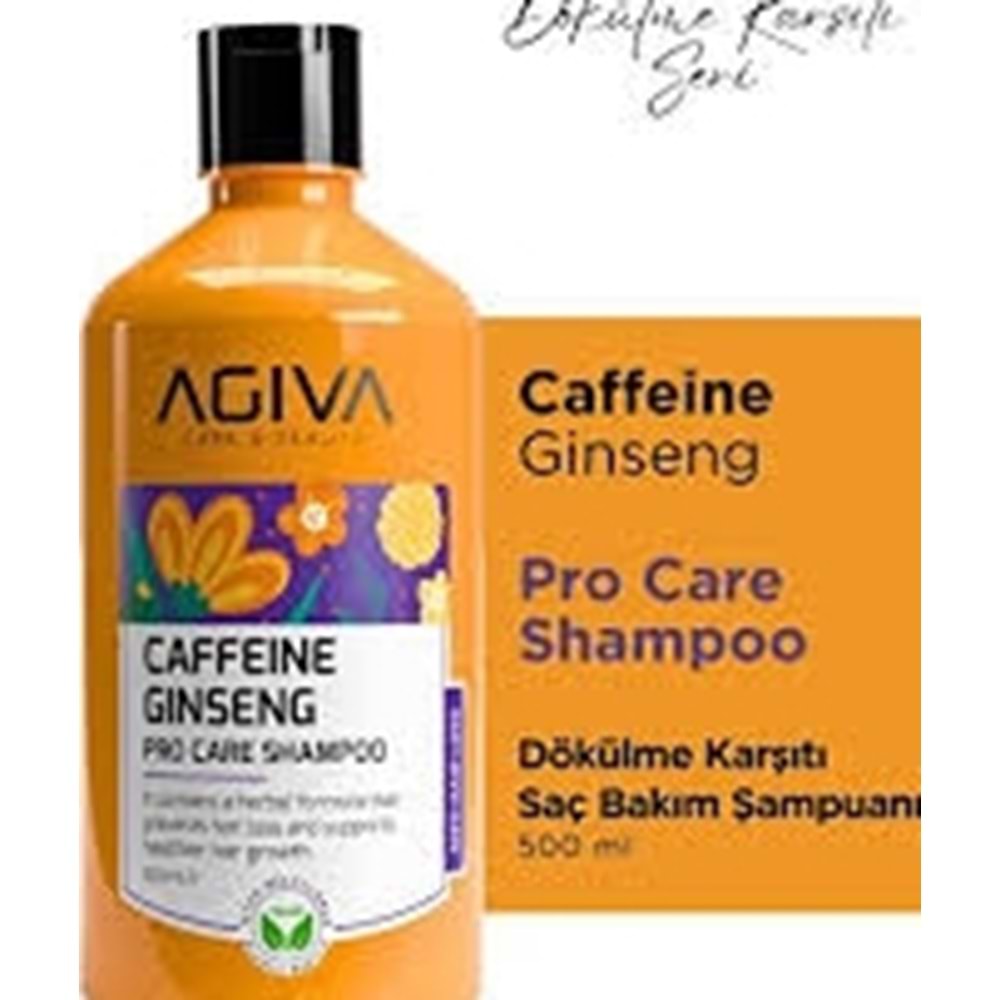 AGİVA ŞAMPUAN CARE CAFF-GİNSENG 1000ML