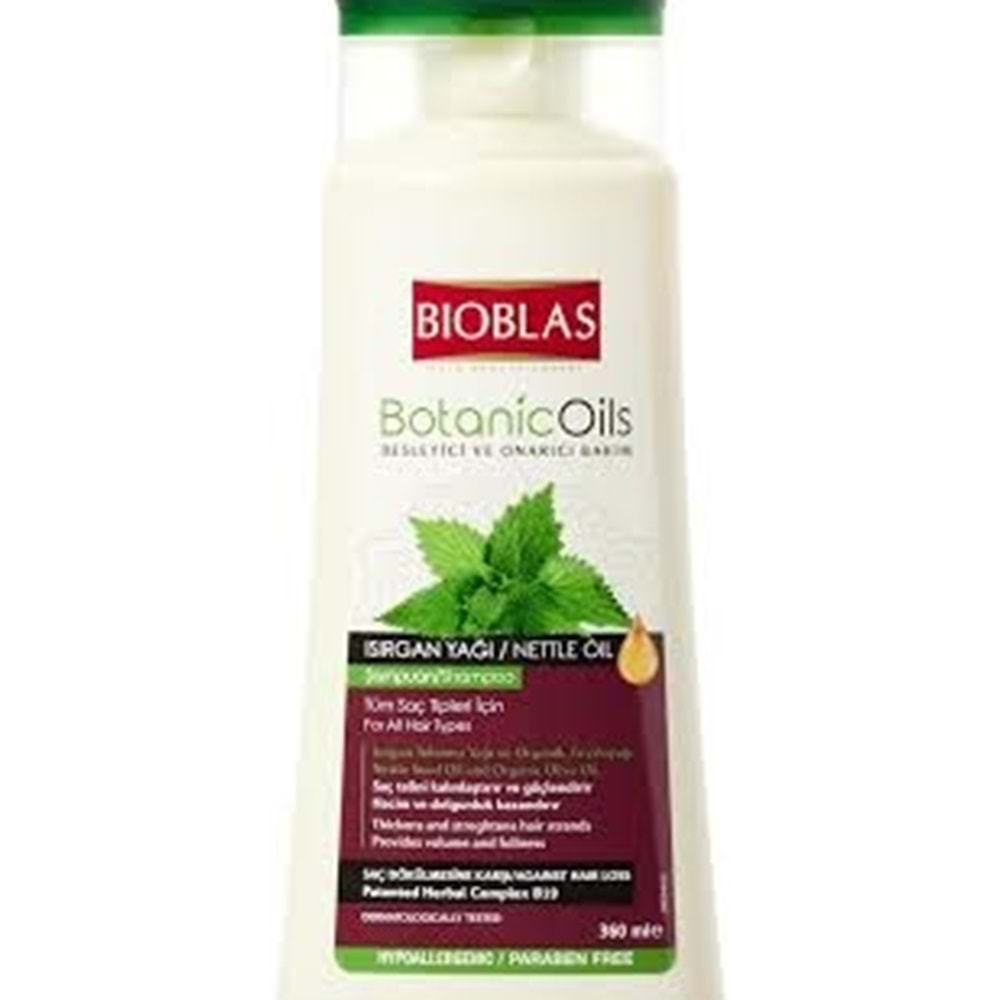 BIOBLAS ŞAMPUAN 360ML ISIRGAN OTU