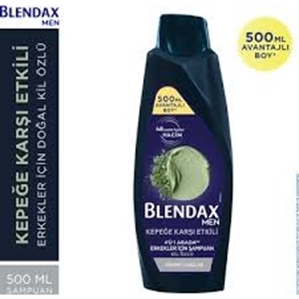 BLENDAXS ŞAMPUAN 500ML MEN KEPEK KARŞ.