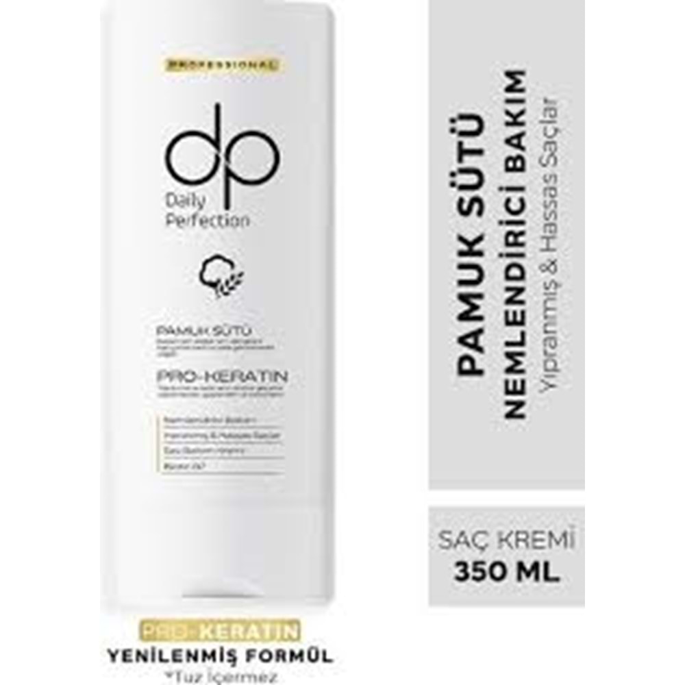 DP SAÇ KREMİ 350ML PAMUK SÜTÜ