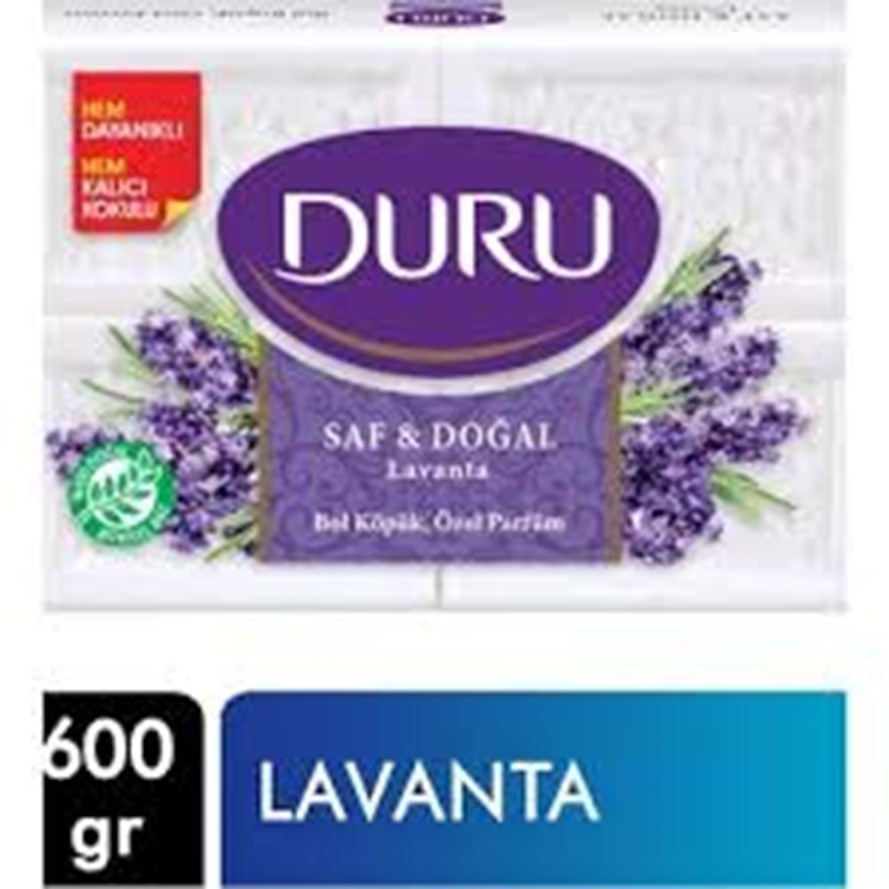 DURU SABUN 600GR BEYAZ LAVANTA