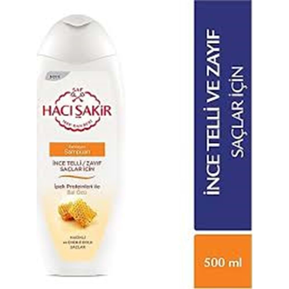 HACI ŞAKİR ŞAMP. BESLEYİCİ 500ML x 12Lİ