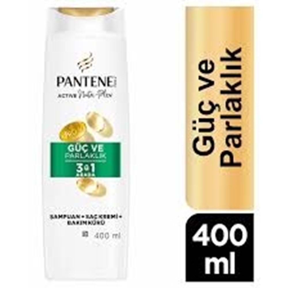 PANTENE ŞAMPUAN 400ML GÜÇLÜ PARLAK