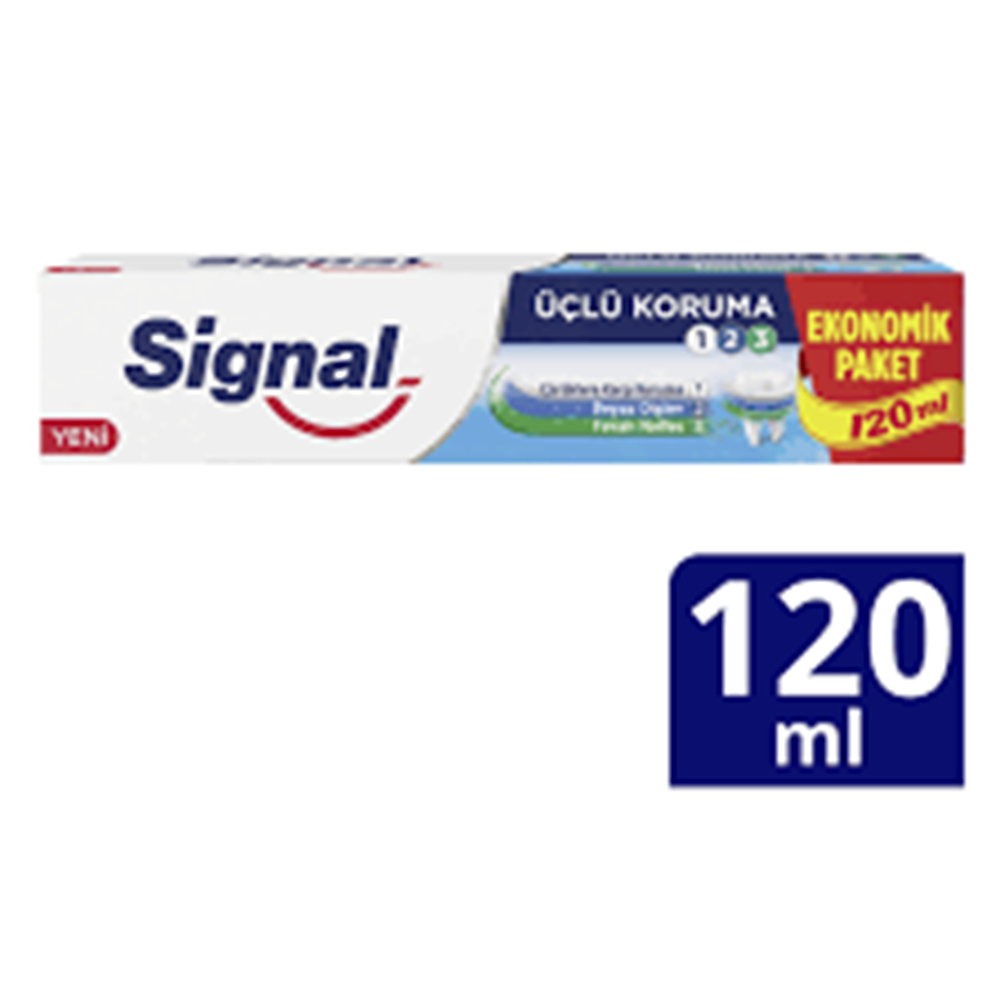 SİGNAL DİŞ MACUNU ÜÇLÜ KORUMA 120ML
