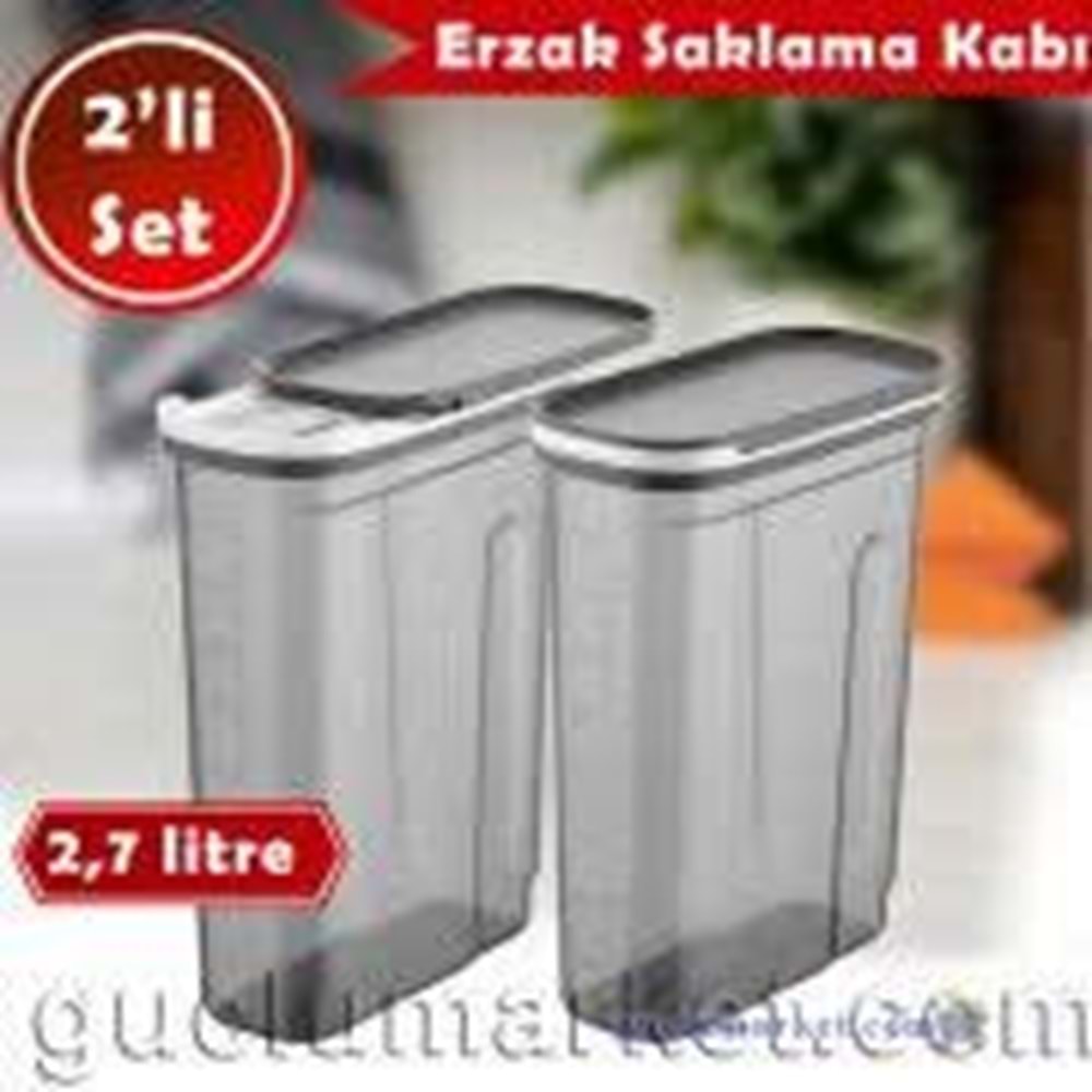2Lİ DİK SAKLAMA KABI 2LT