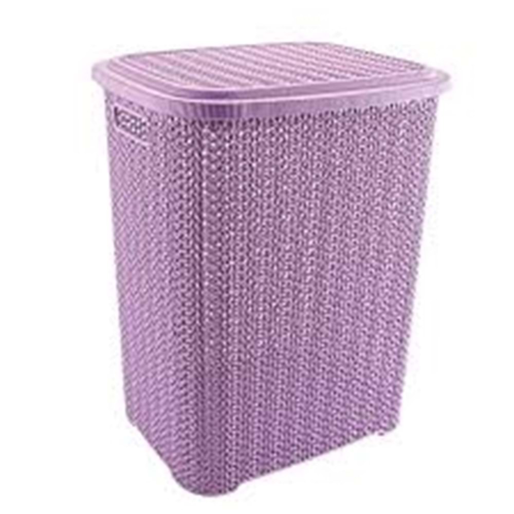 ÖRGÜ KİRLİ ÇAMAŞIR SEPETİ 42LT N-112