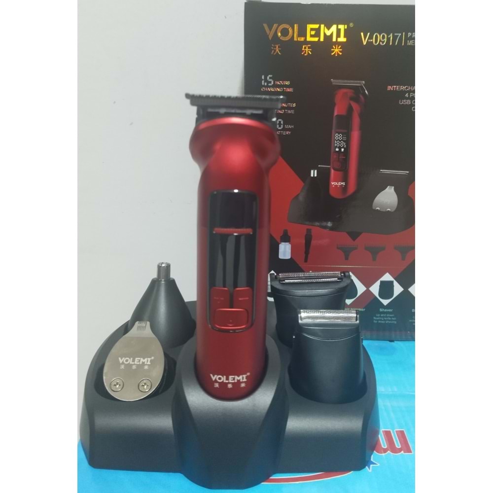 VOLEMİ TRAŞ MAKİNESİ SAÇ SAKAL 5in1 V-0917