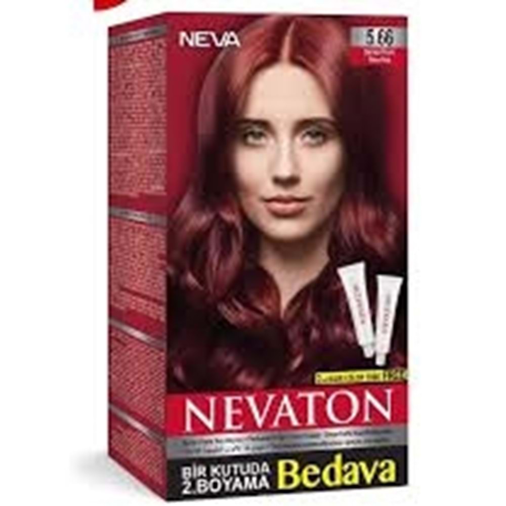 NEVATON SAÇ BOYA 5,66 ŞARAP KIZIL