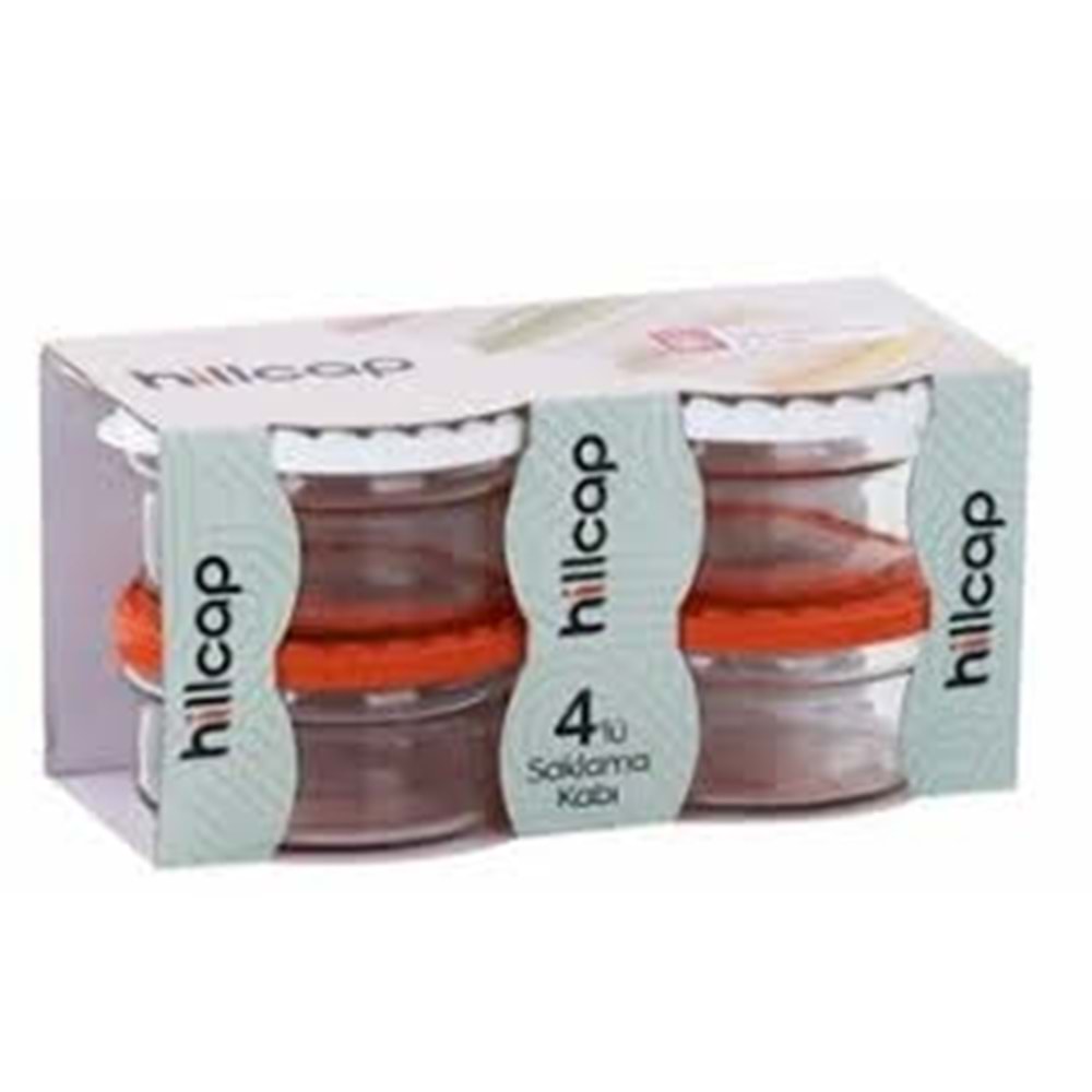 HİLLCAP 4LÜ SAKLAMA KABI*12