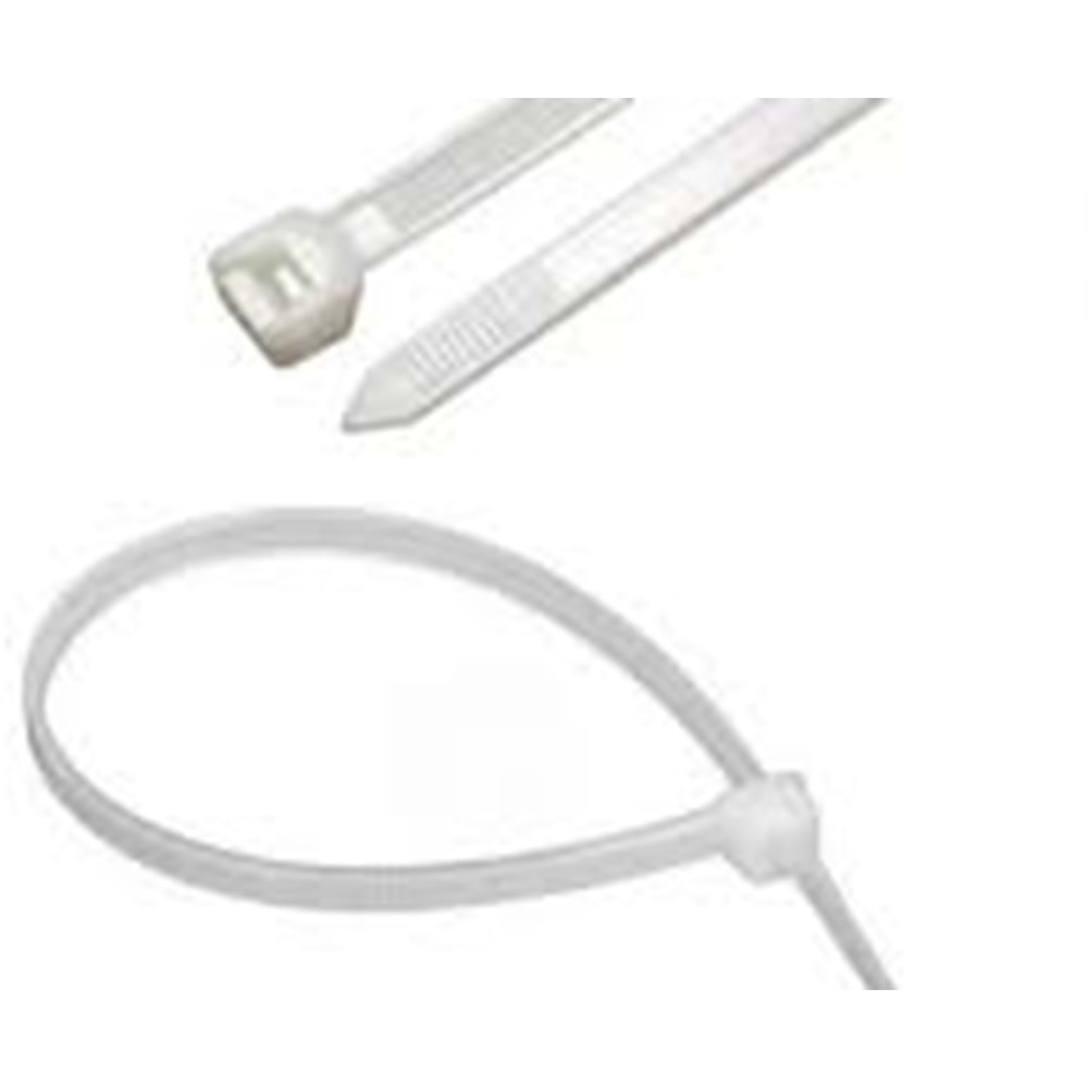 PLASTİK KELEPÇE CIRT 3,6x300mm*100