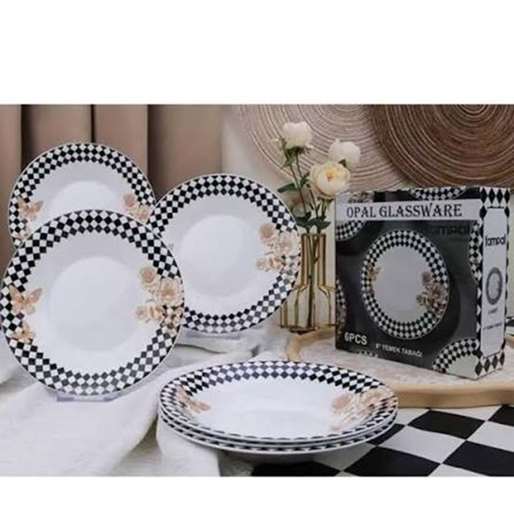 LRSP65 DAMA SERİSİ 8NO YEMEK TABAK