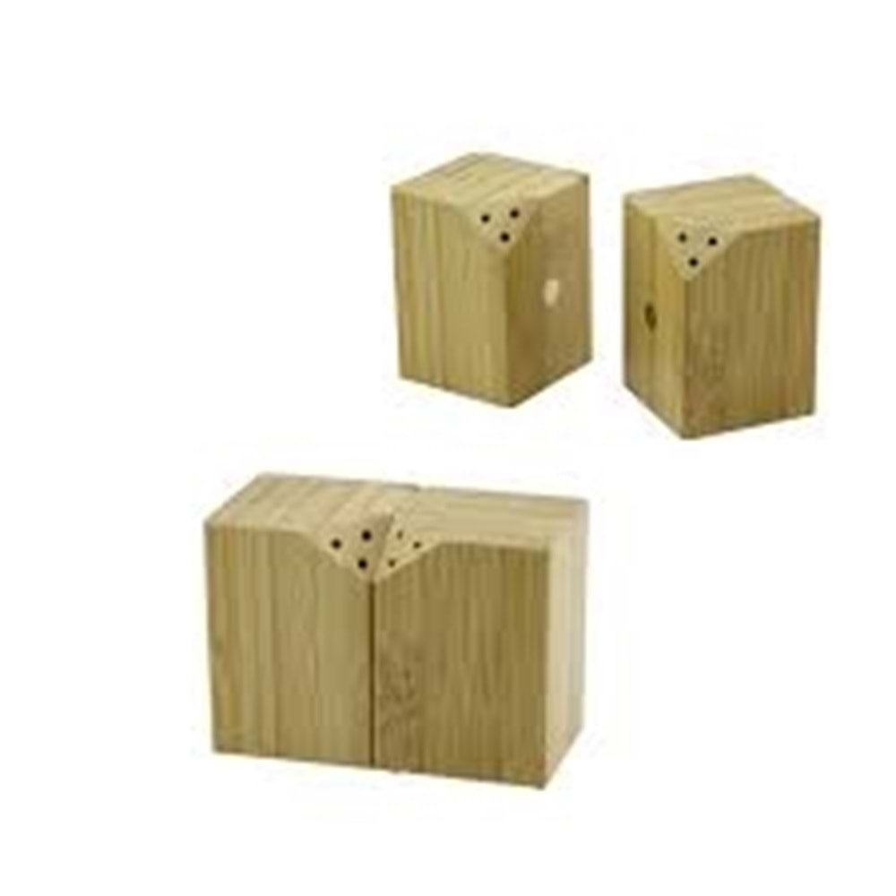 PABLİTO BAMBU İKİLİ BAHARATLIK SET PBT-294